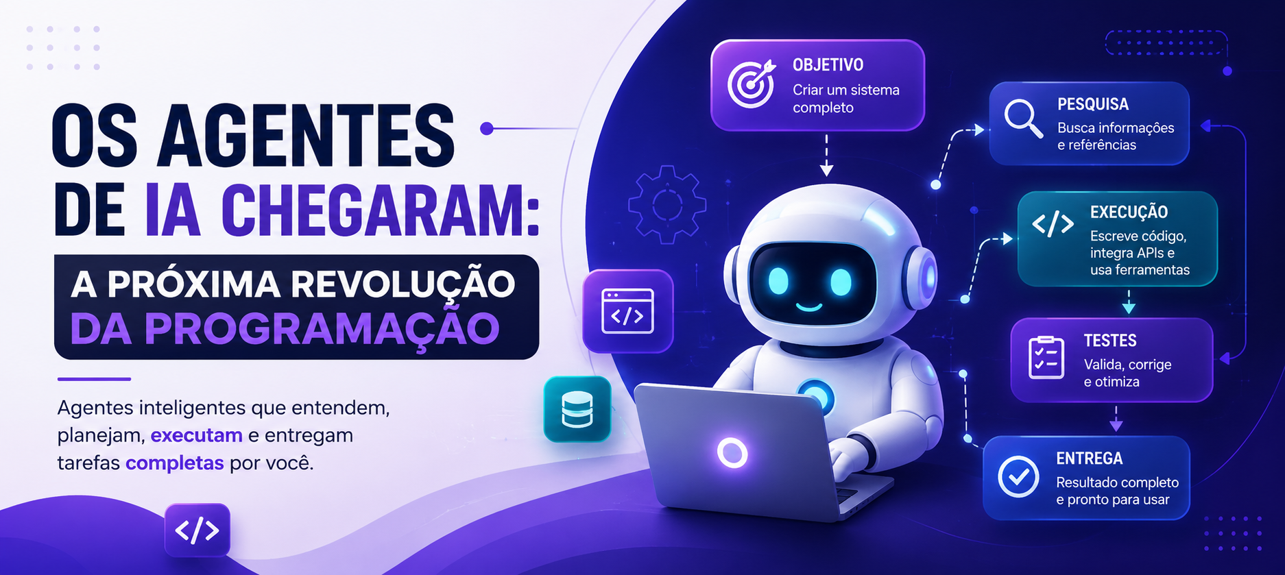 Os Agentes de IA chegaram: a próxima revolução da programação