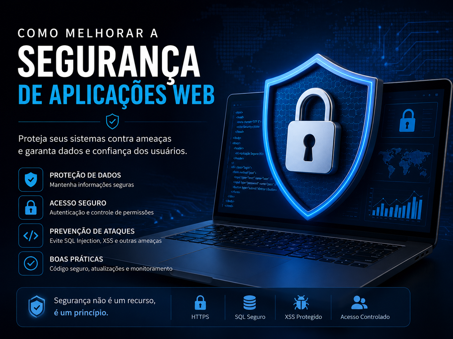 Como melhorar a segurança de aplicações web